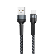 Remax Join Us hot selling cheap price 2.4A fast charge phone braided Type-C usb data cable for smartphone